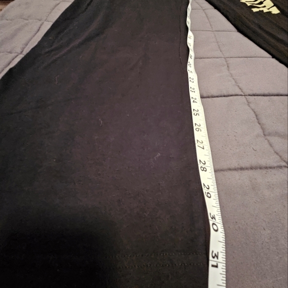 Mens Black Hufflepuff Sweatpants, LARGE - Picture 3 of 6